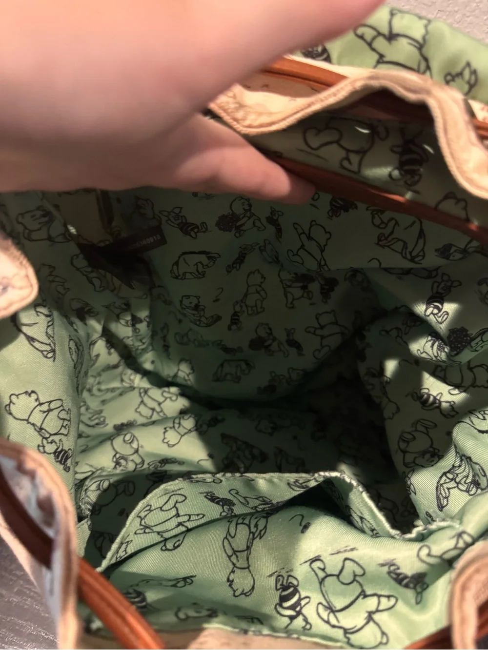 Loungefly Winnie the Pooh Hundred Acre Wood Maps Buckle Strapped Backpack
